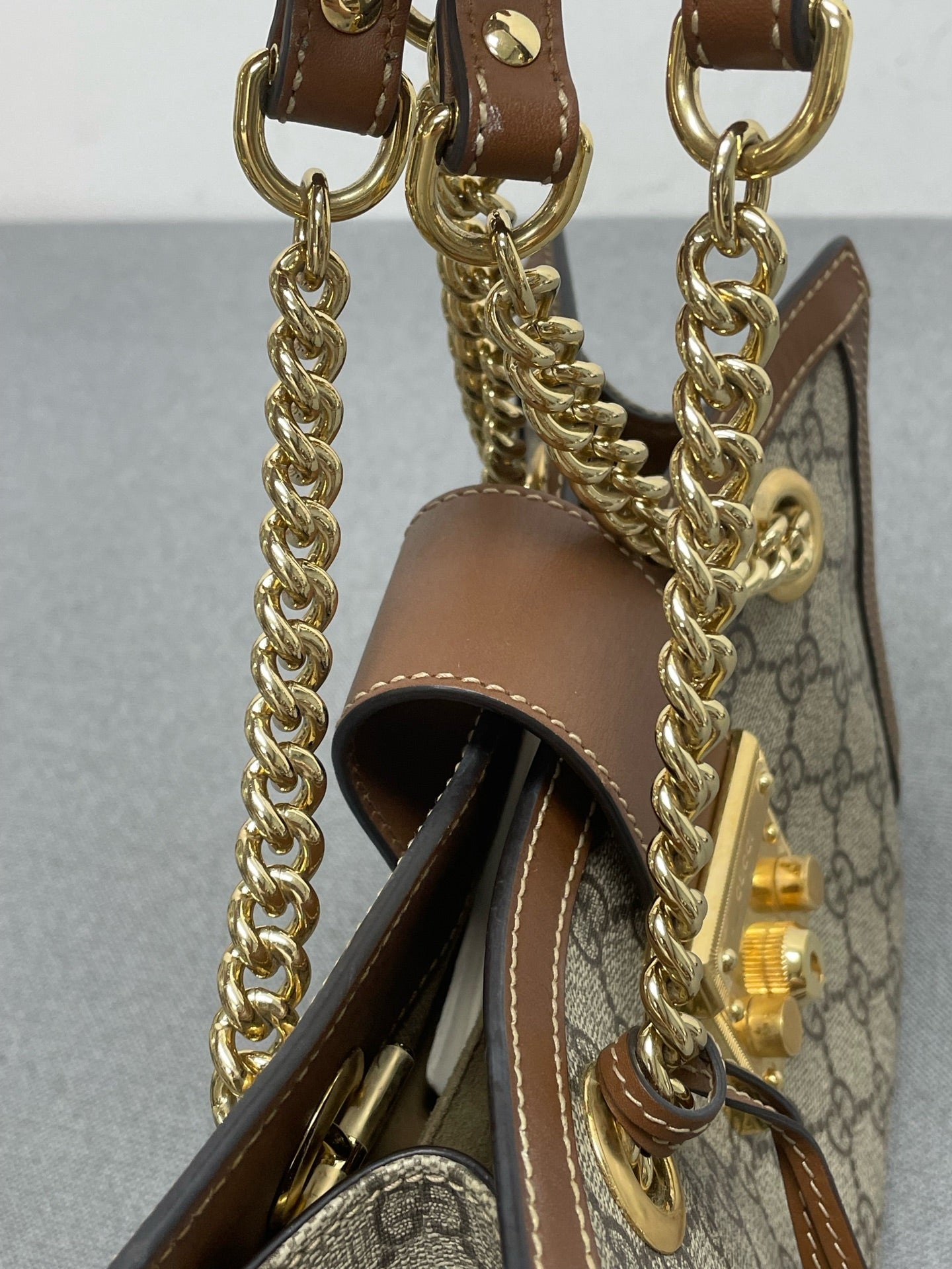 Gucci - Padlock - Leather - Brown - (small)