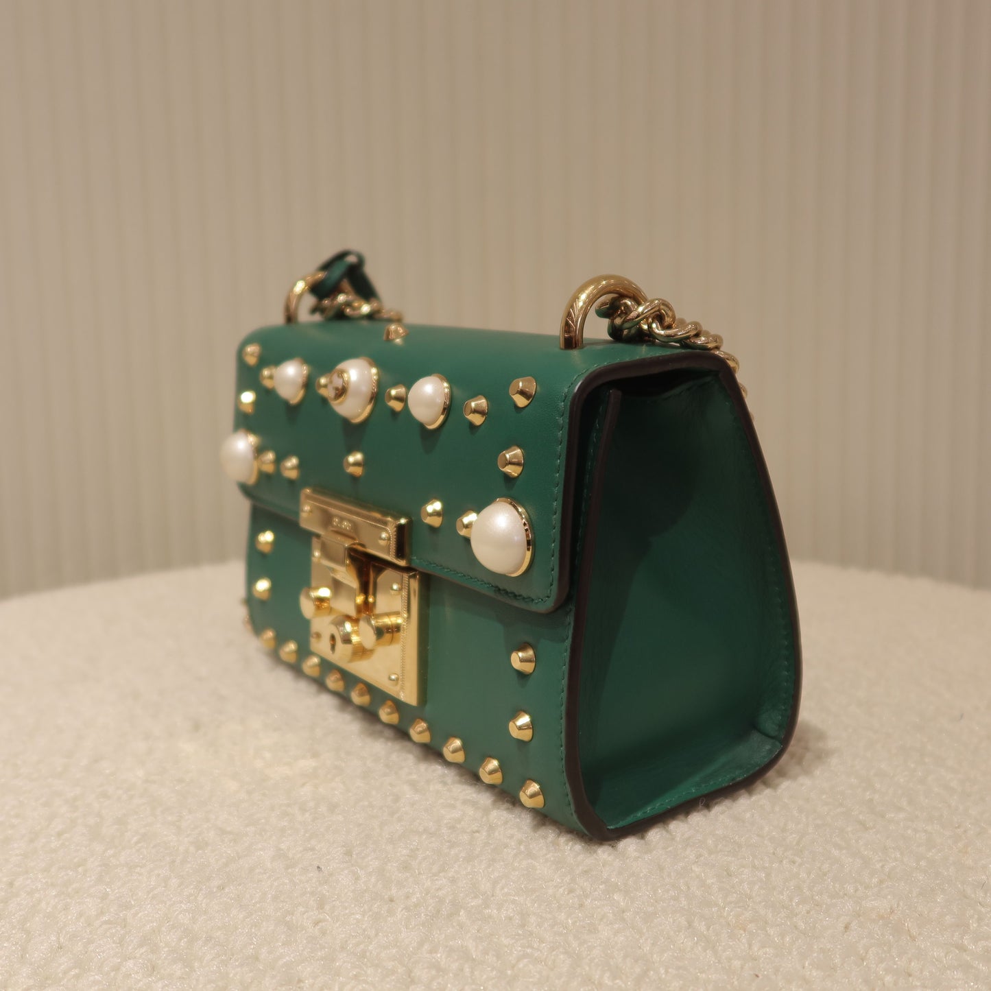 Gucci - Padlock - Leather - Green - (mini)