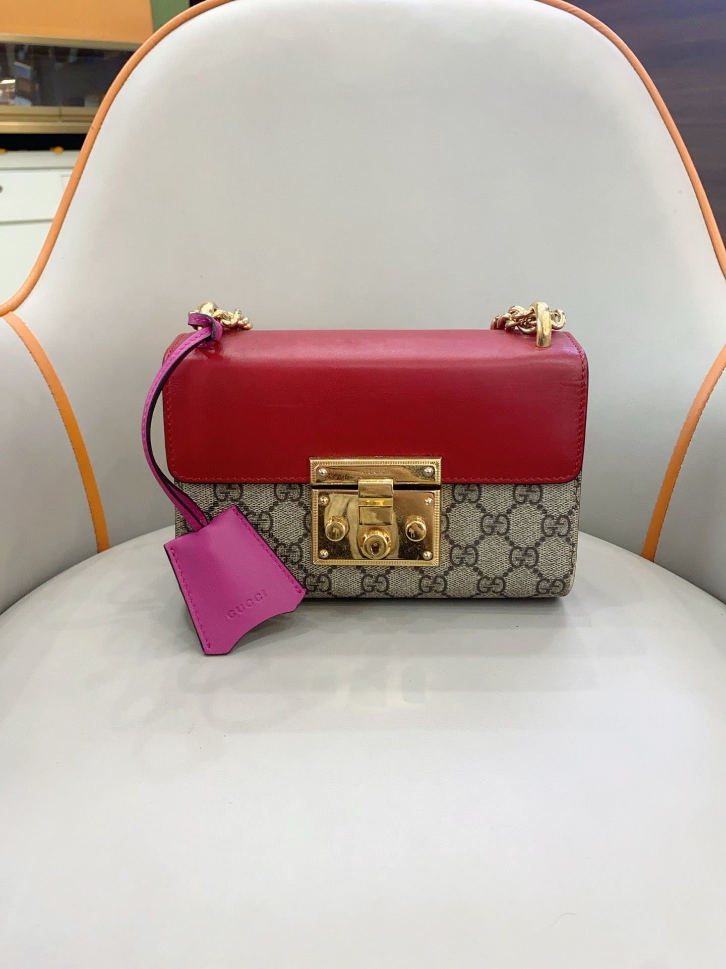 Gucci - Padlock - Leather - Multicolour - (small)