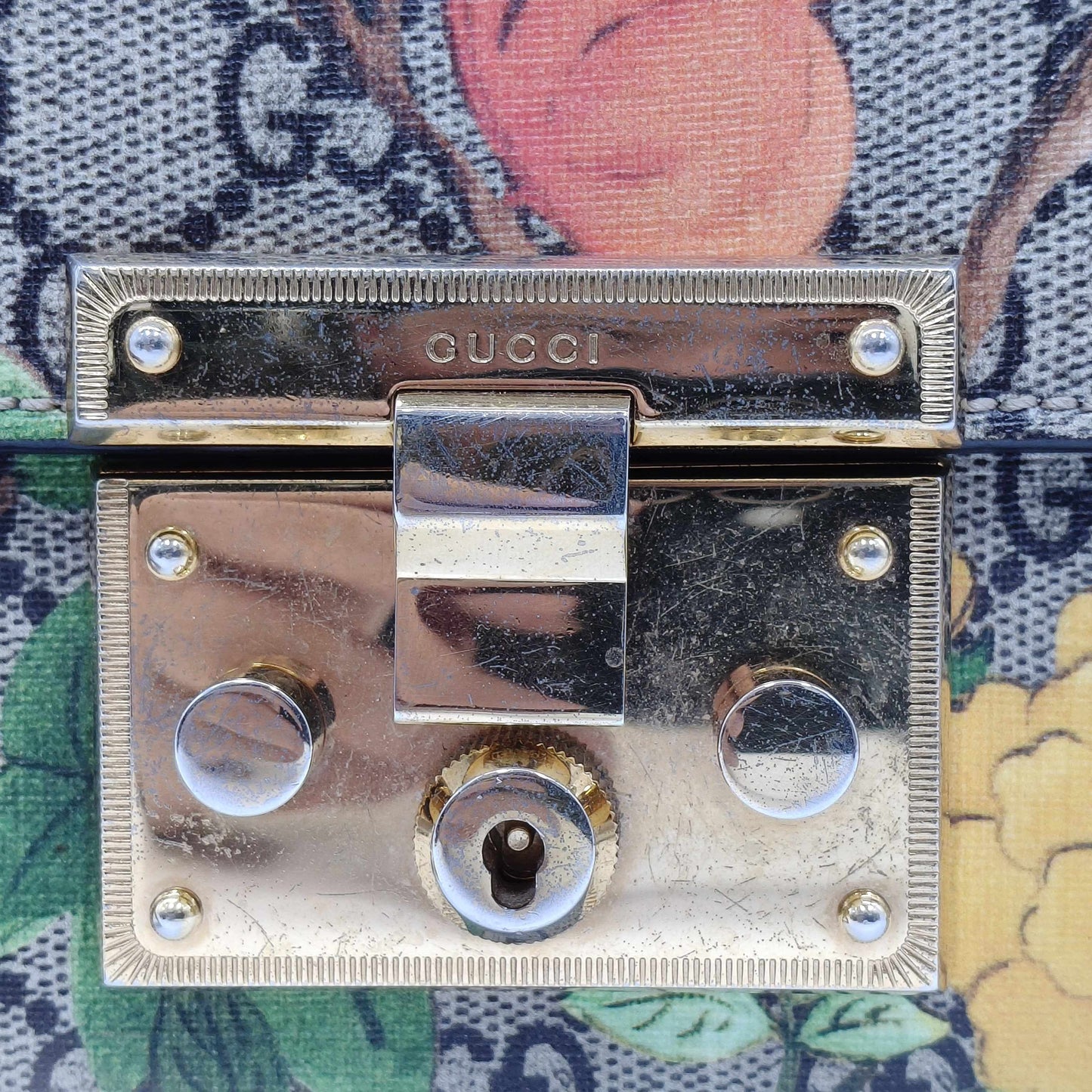 Gucci - Padlock - Leather - Multicolour - (small)