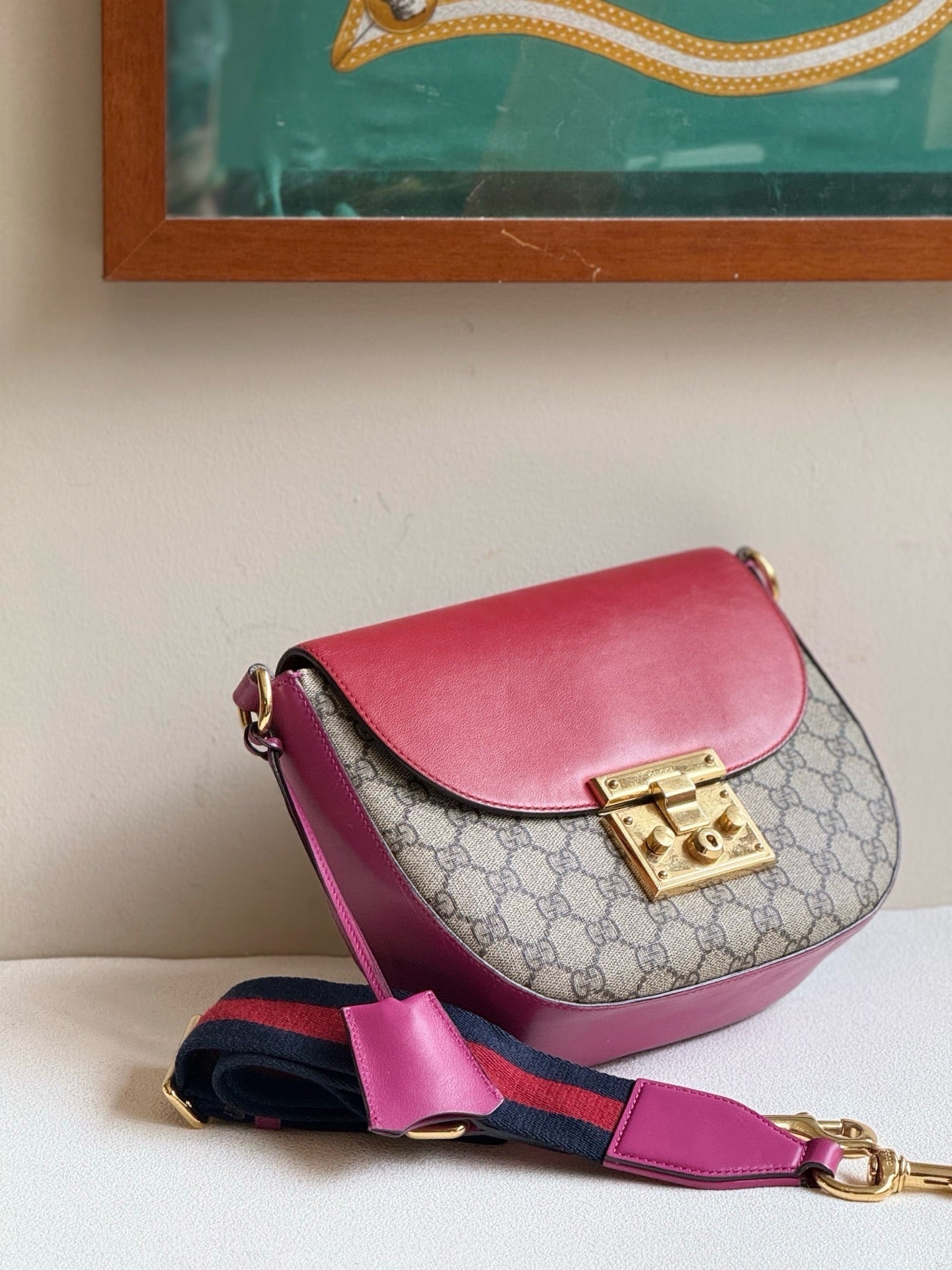 Gucci - Padlock - Leather - Multicolour - (small)