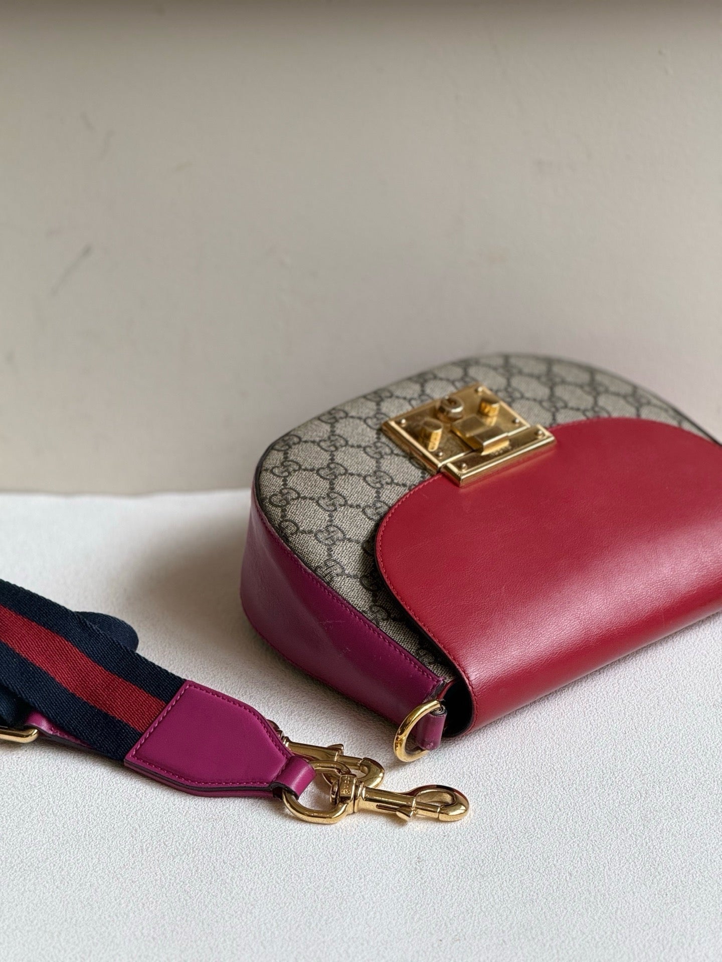 Gucci - Padlock - Leather - Multicolour - (small)
