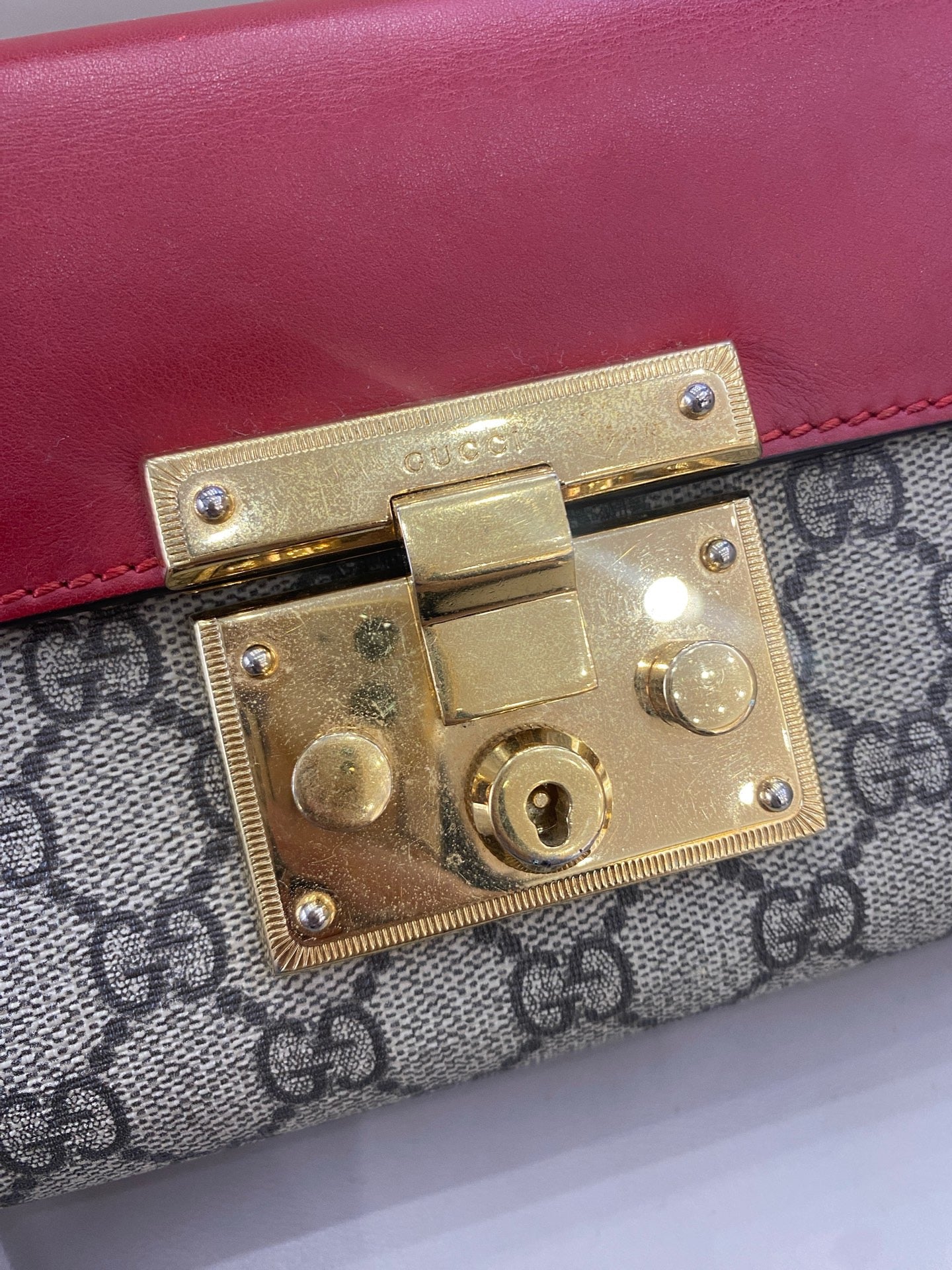 Gucci - Padlock - Leather - Multicolour - (small)