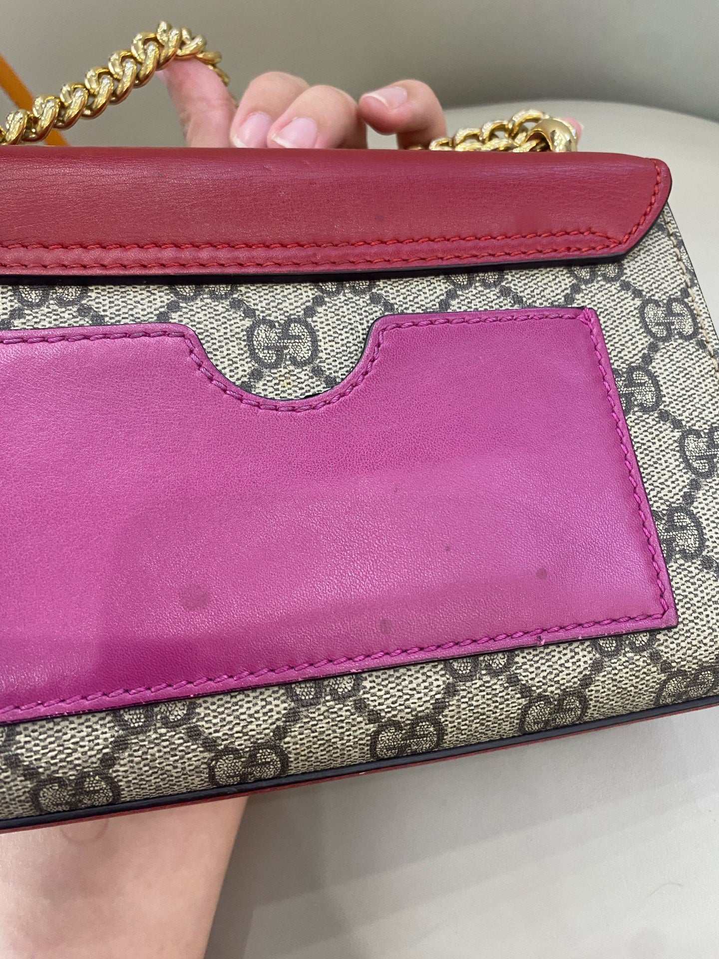 Gucci - Padlock - Leather - Multicolour - (small)