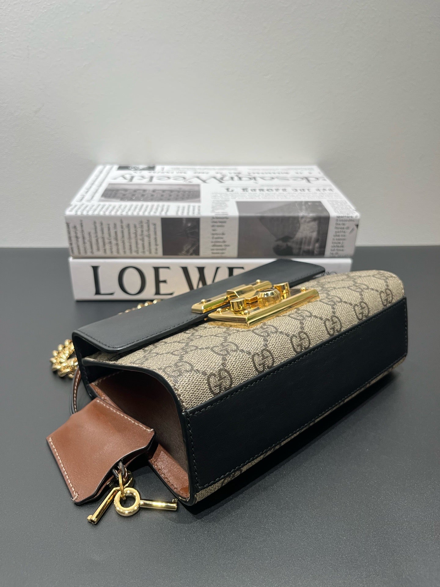 Gucci - Padlock - Leather - Multicolour - (small)