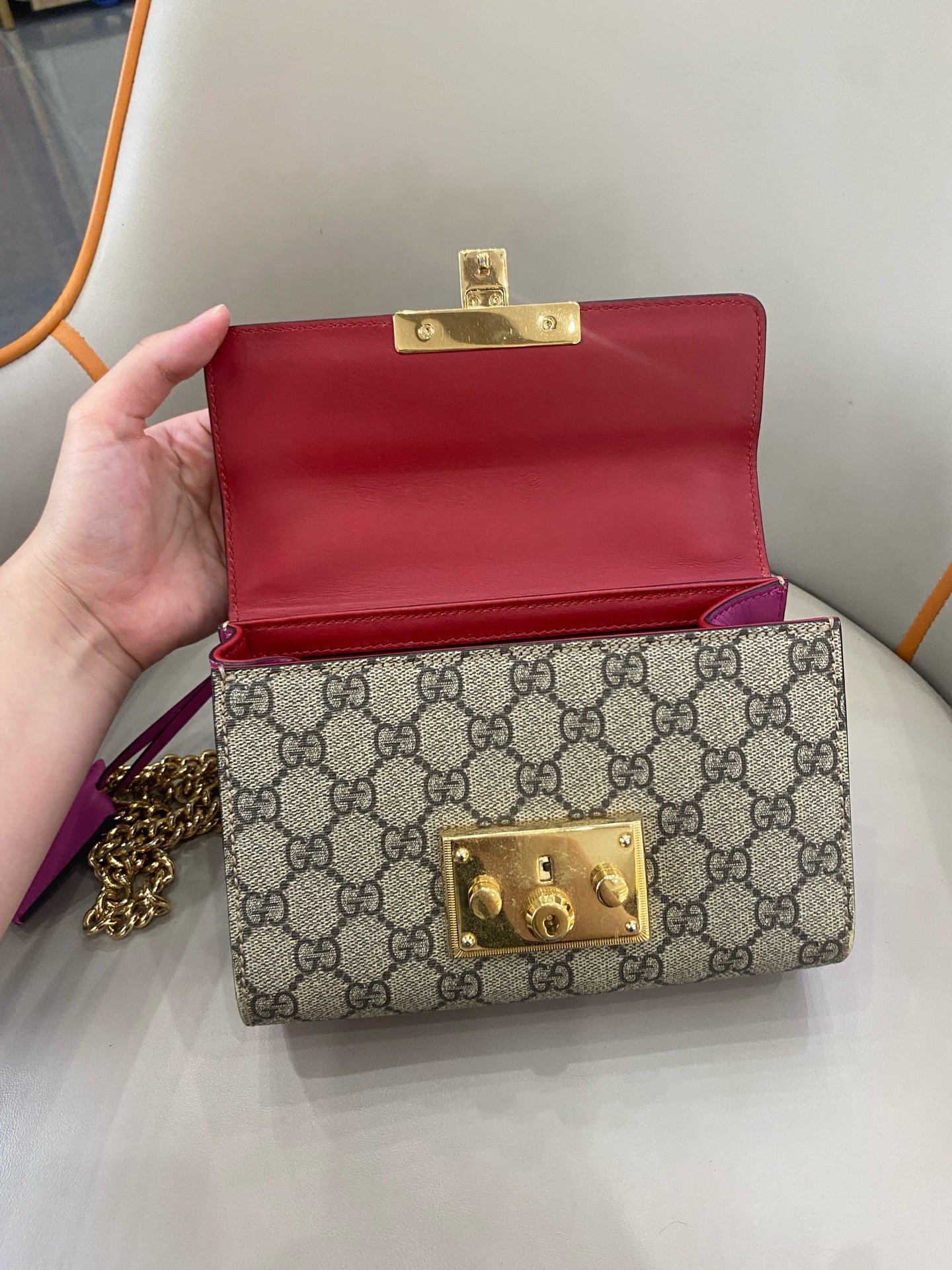 Gucci - Padlock - Leather - Multicolour - (small)