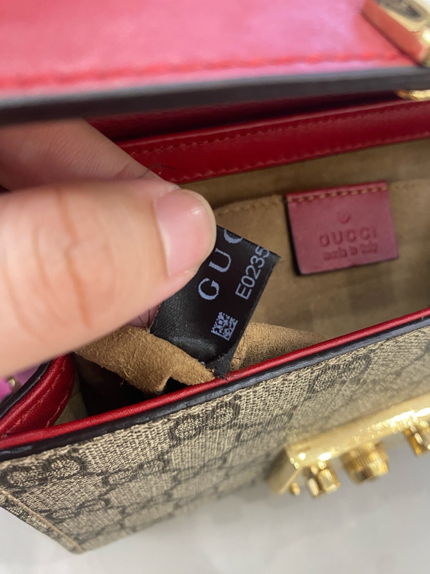Gucci - Padlock - Leather - Multicolour - (small)