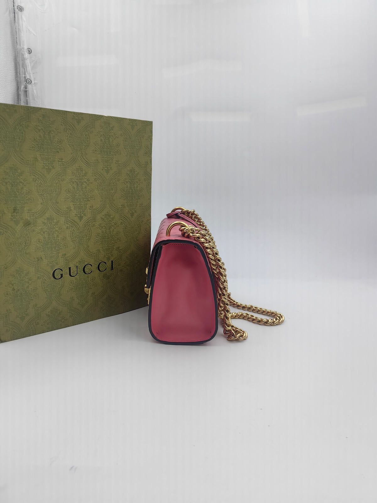 Gucci - Padlock - Leather - Pink - (small)