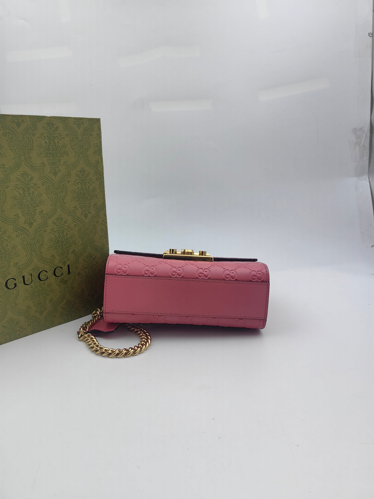 Gucci - Padlock - Leather - Pink - (small)