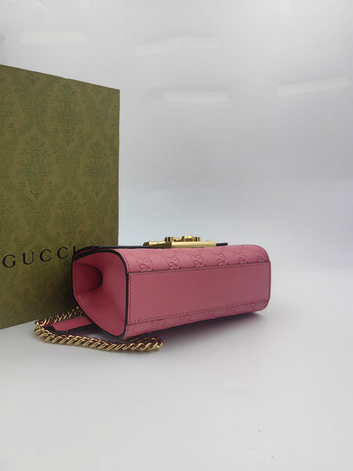Gucci - Padlock - Leather - Pink - (small)
