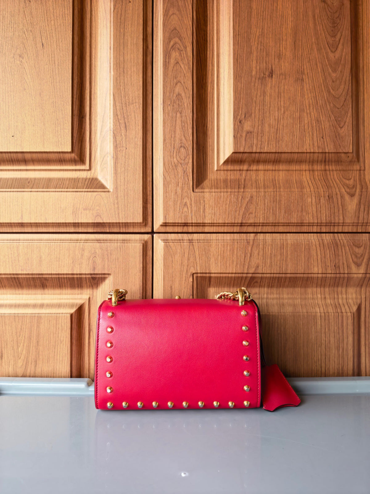 Gucci - Padlock - Leather - Red - (mini)