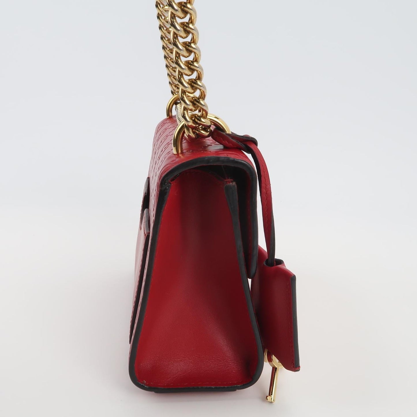 Gucci - Padlock - Leather - Red - (mini)