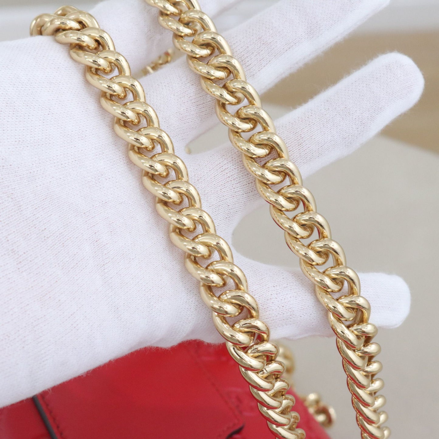 Gucci - Padlock - Leather - Red - (mini)