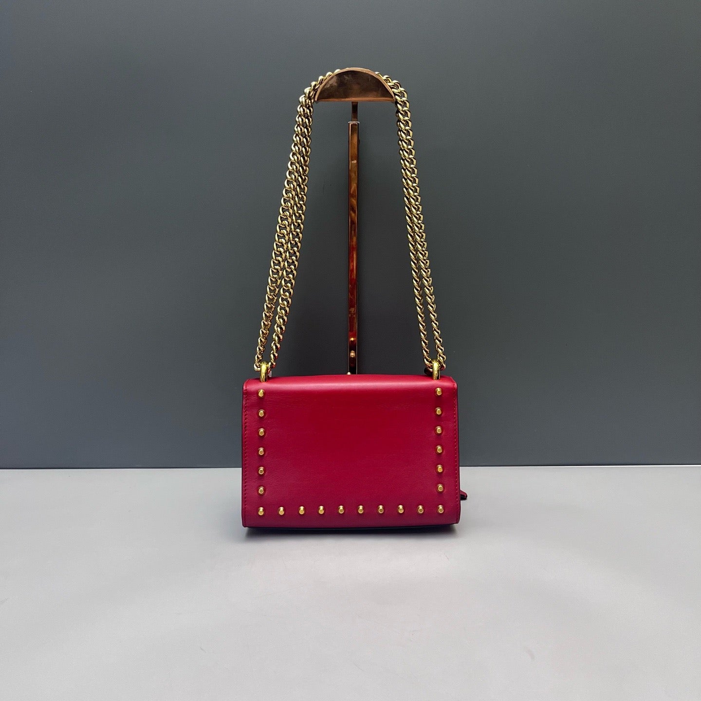 Gucci - Padlock - Leather - Red - (small)