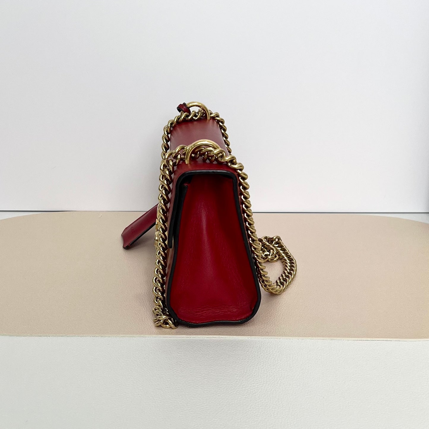 Gucci - Padlock - Leather - Red - (Small)