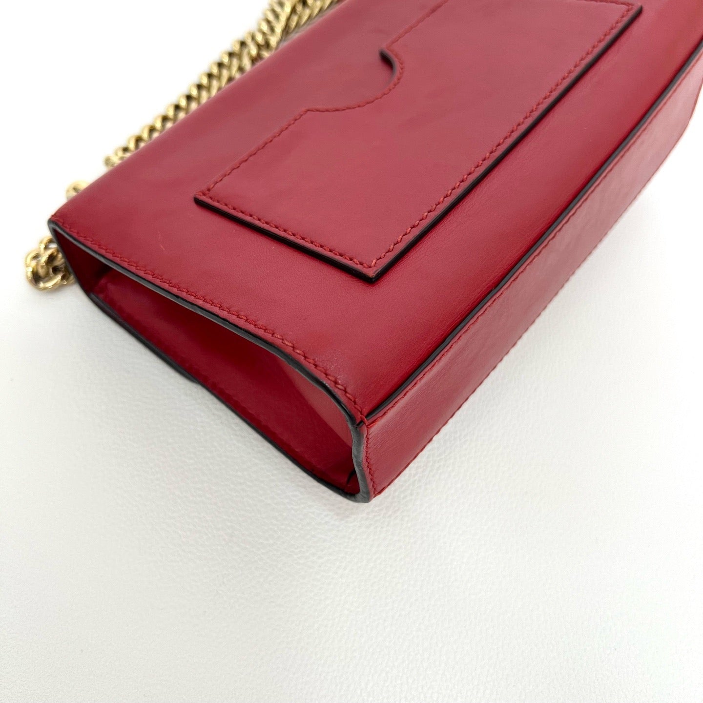 Gucci - Padlock - Leather - Red - (Small)