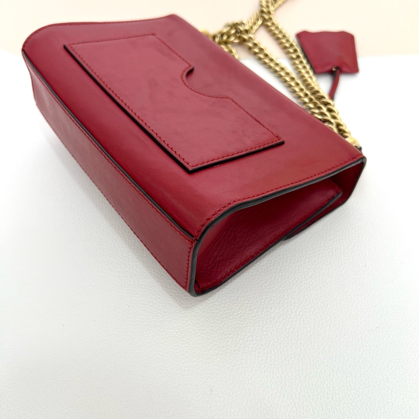 Gucci - Padlock - Leather - Red - (Small)