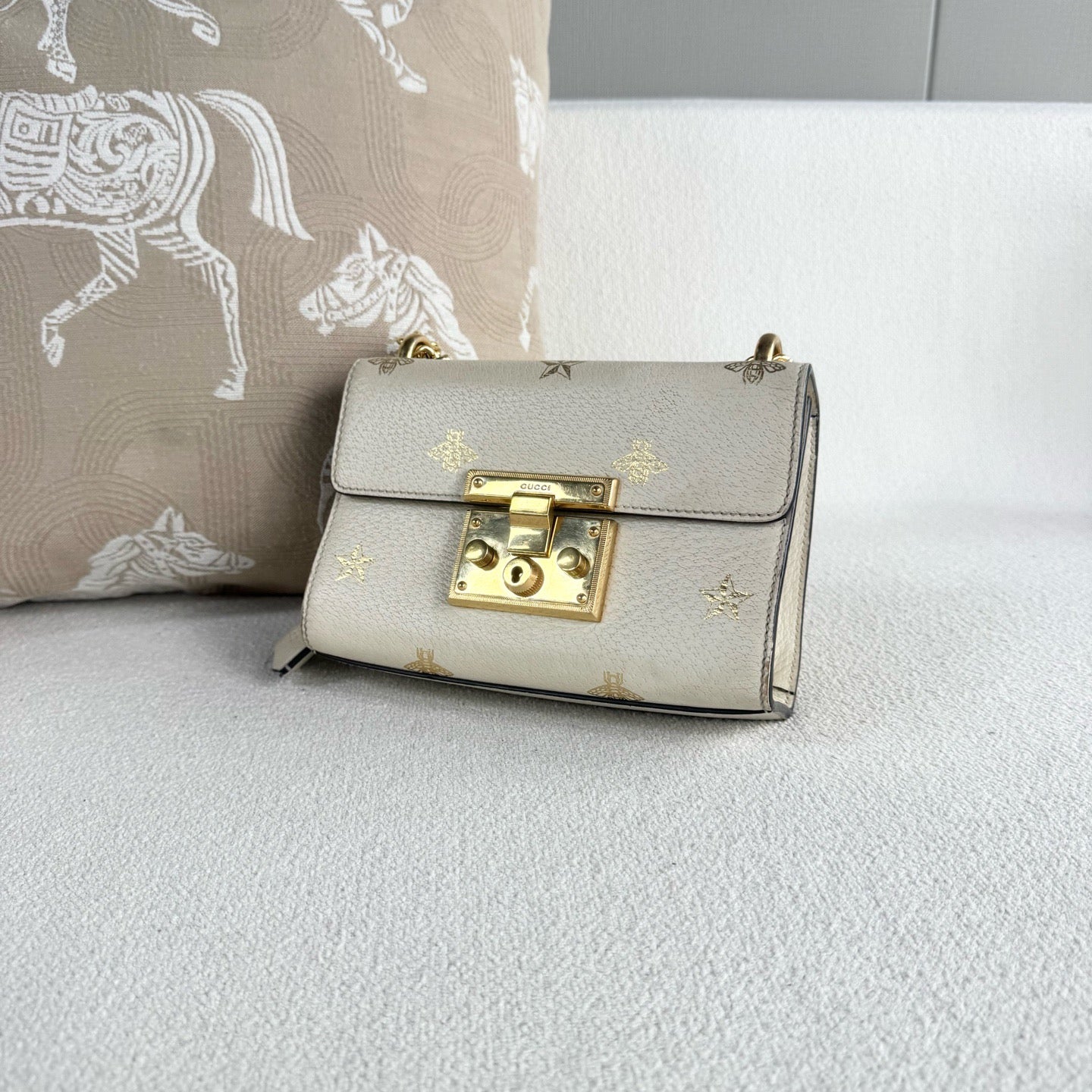 Gucci - Padlock - Leather - White - (mini)