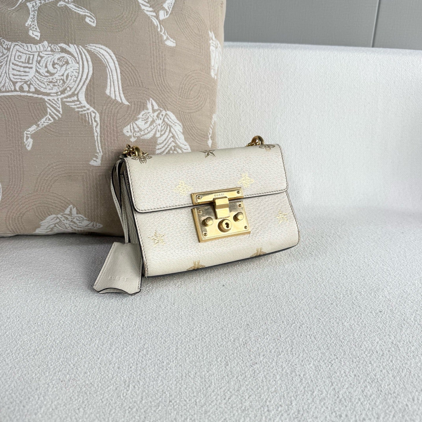 Gucci - Padlock - Leather - White - (mini)