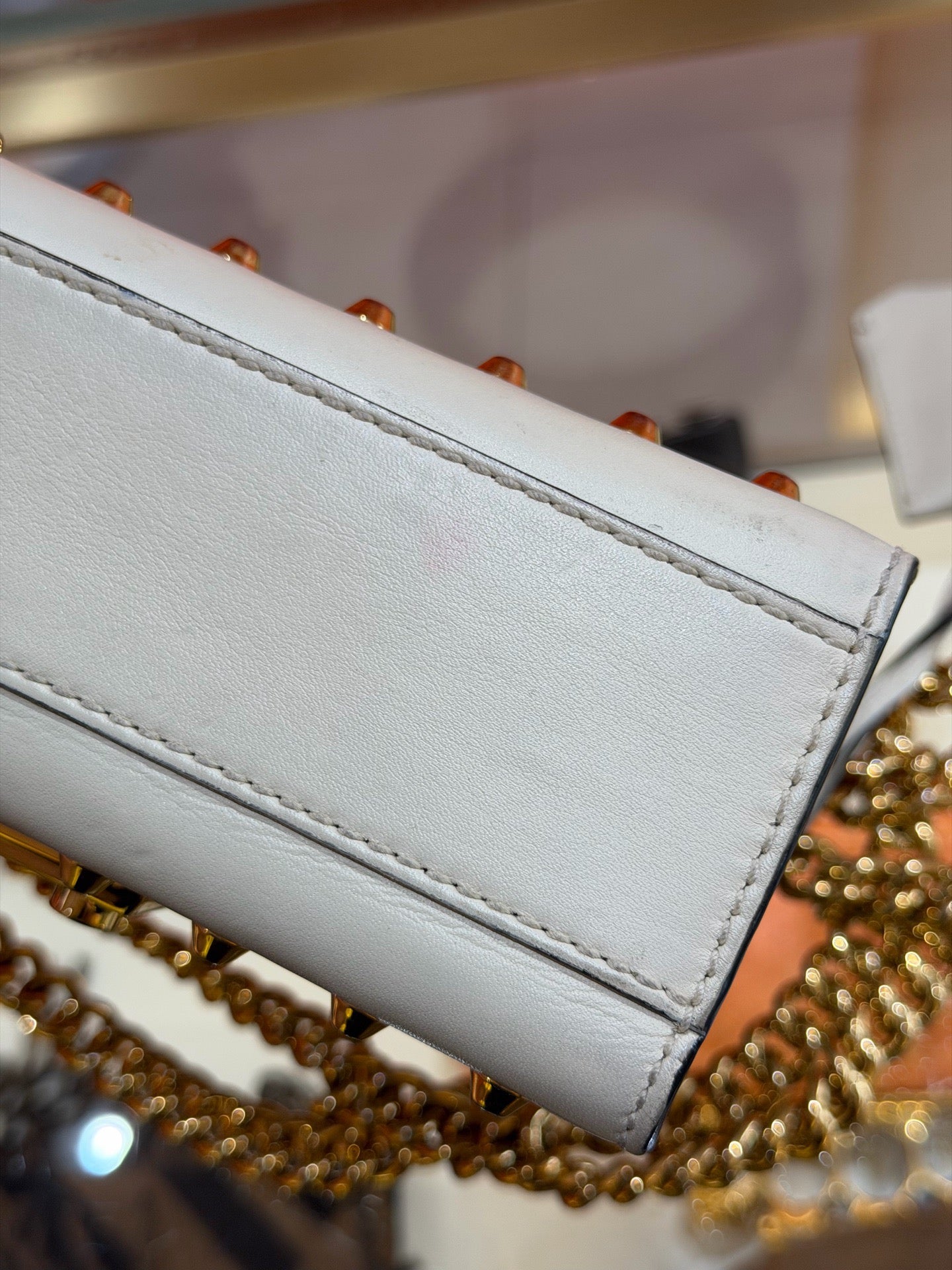 Gucci - Padlock - Leather - White - (mini)