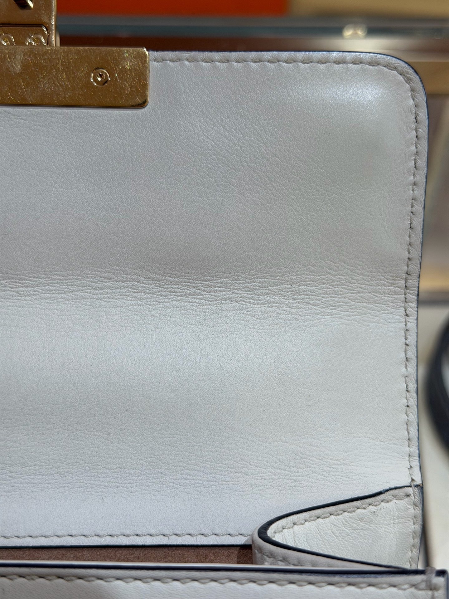 Gucci - Padlock - Leather - White - (mini)