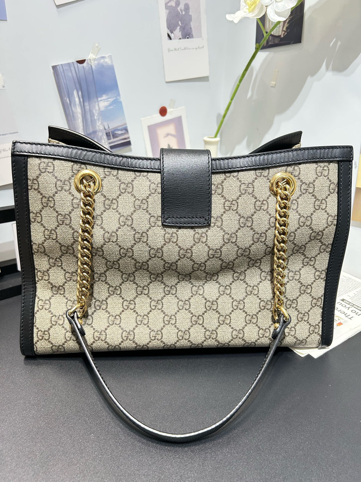 Gucci - Padlock Medium - Cloth - Beige - (medium)