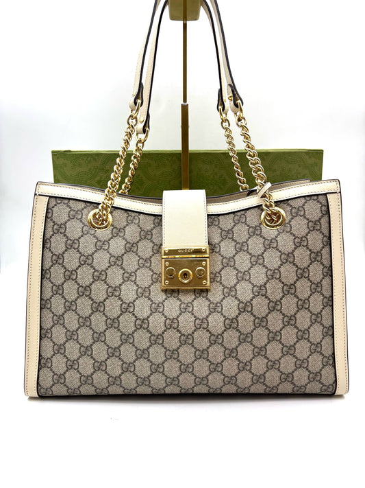 Gucci - Padlock Medium - Cloth - Brown - (Medium)
