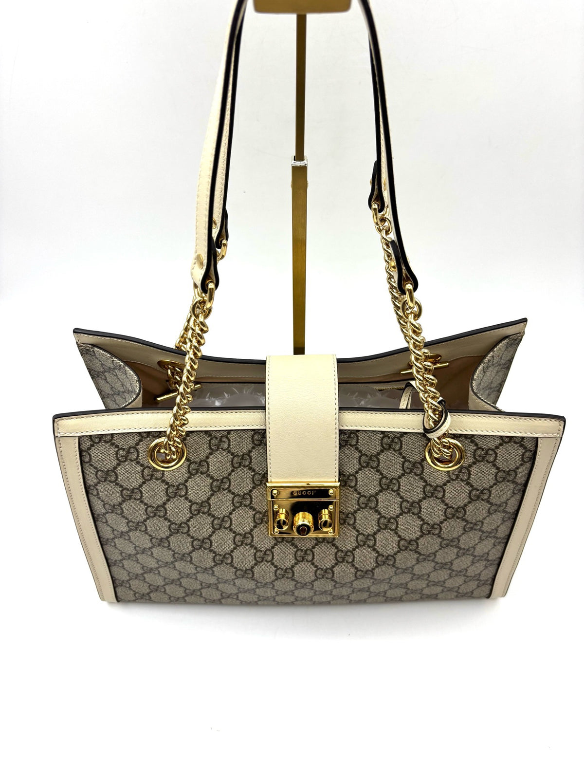 Gucci - Padlock Medium - Cloth - Brown - (Medium)