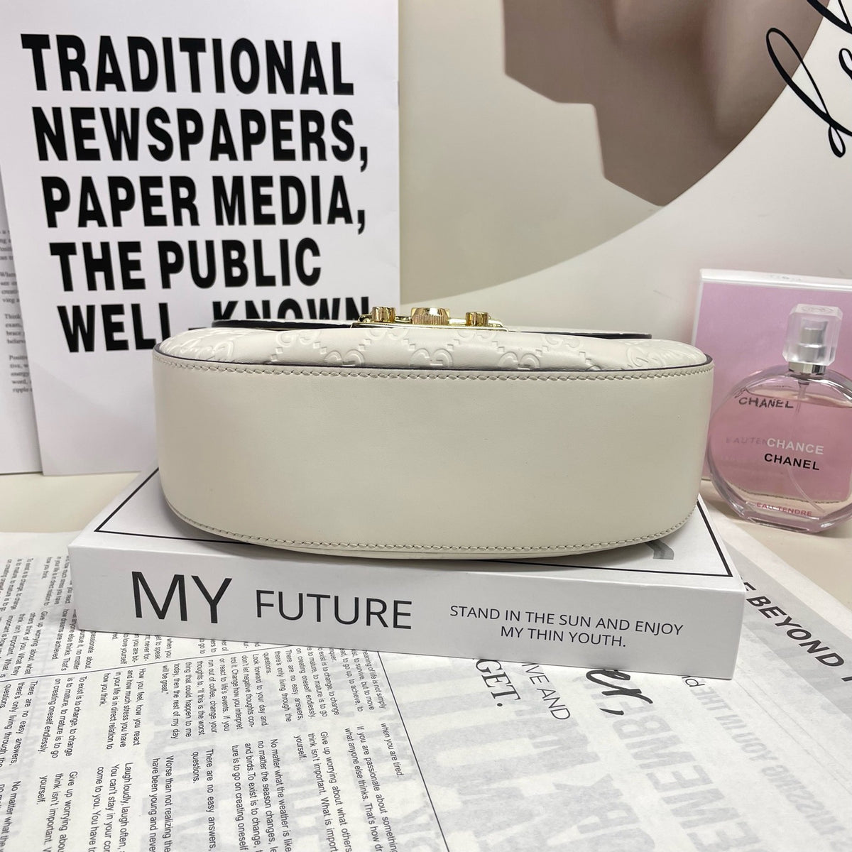 Gucci - Padlock Medium - Leather - White - (medium)