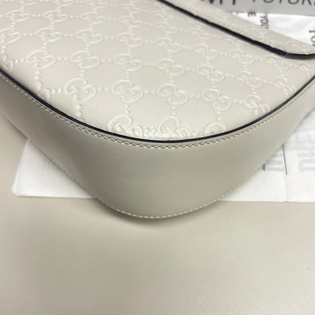 Gucci - Padlock Medium - Leather - White - (medium)