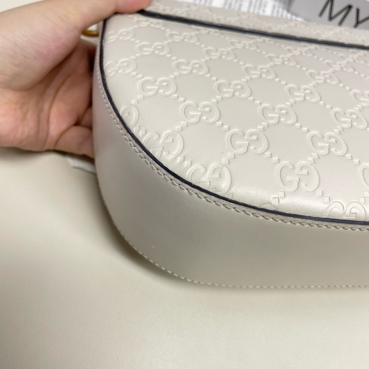 Gucci - Padlock Medium - Leather - White - (medium)