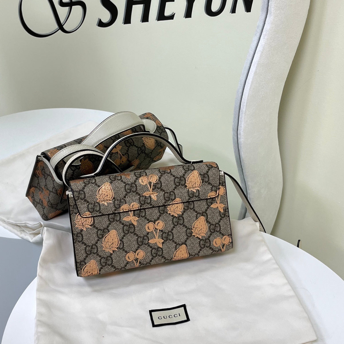 Gucci - Padlock Mini - Cloth - Brown - (mini)