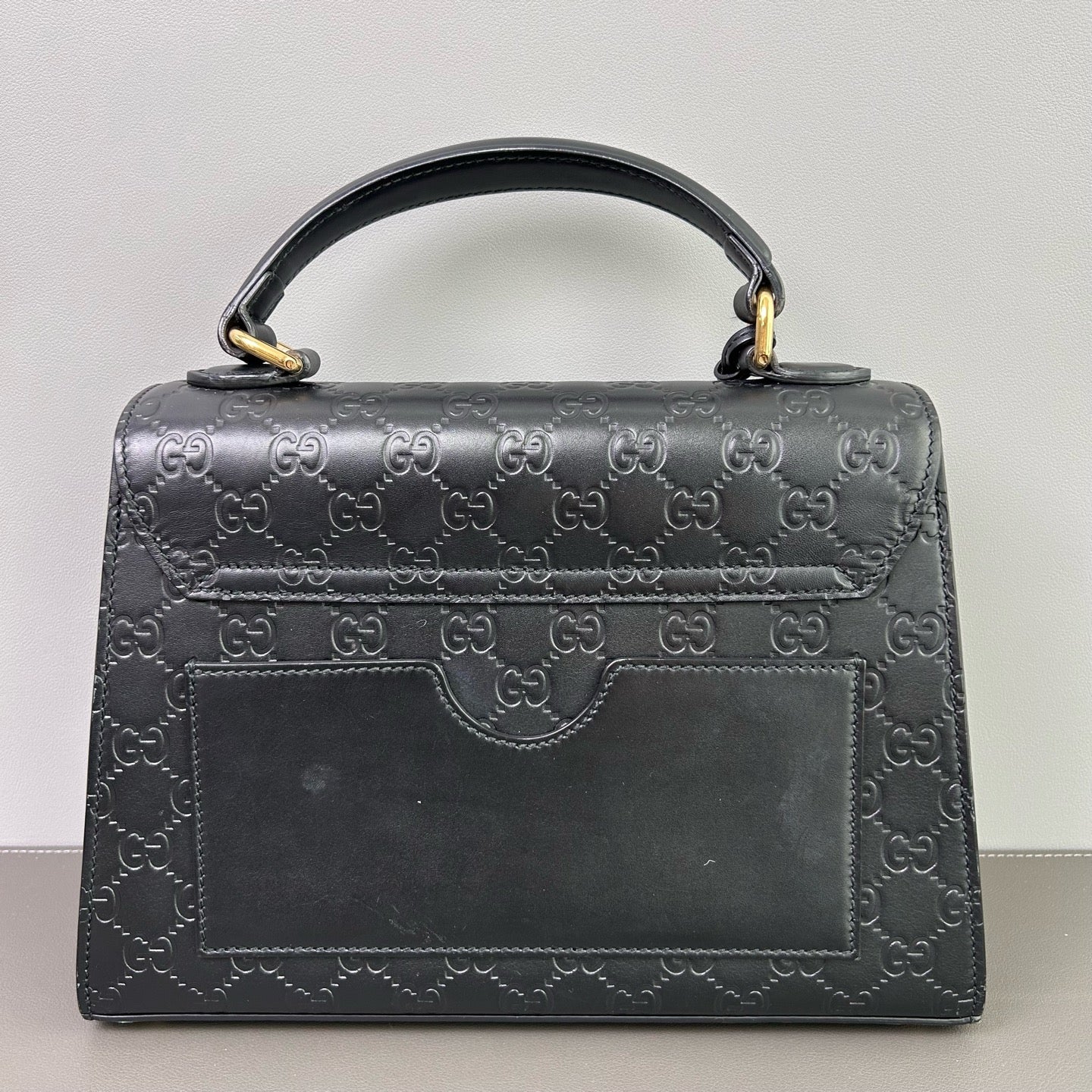 Gucci - Padlock Moonlight Box Chain Bag - Leather - Black - (medium)
