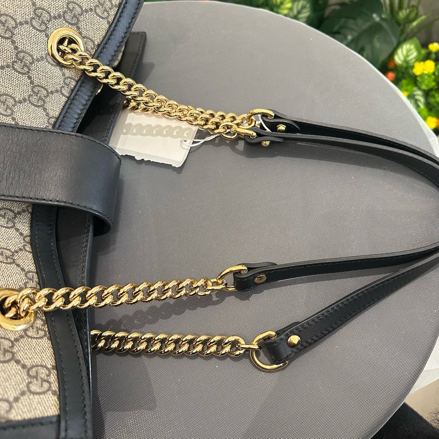 Gucci - Padlock Shoulder Bag - GG Supreme coated canvas with leather trim - Black - (medium)