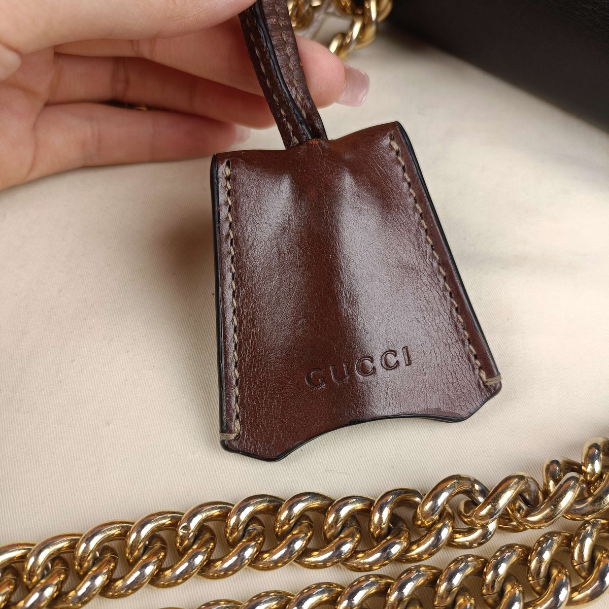 Gucci - Padlock Shoulder Bag - Leather - Multicolour - (mini)