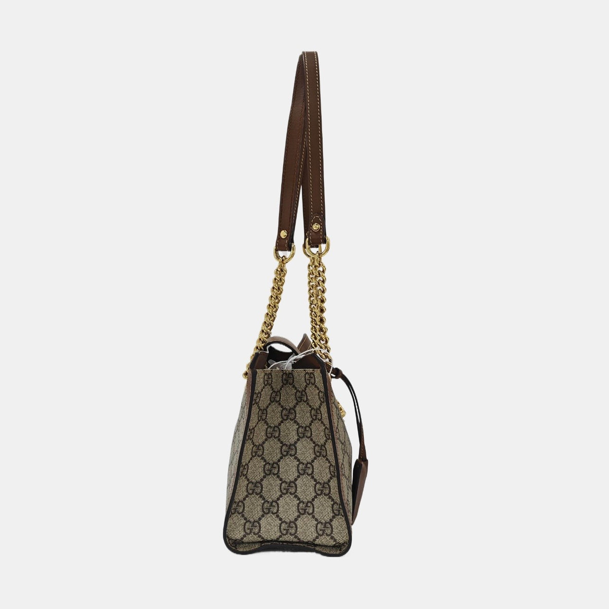 Gucci - Padlock Shoulder Bag - Synthetic - Beige - (small)