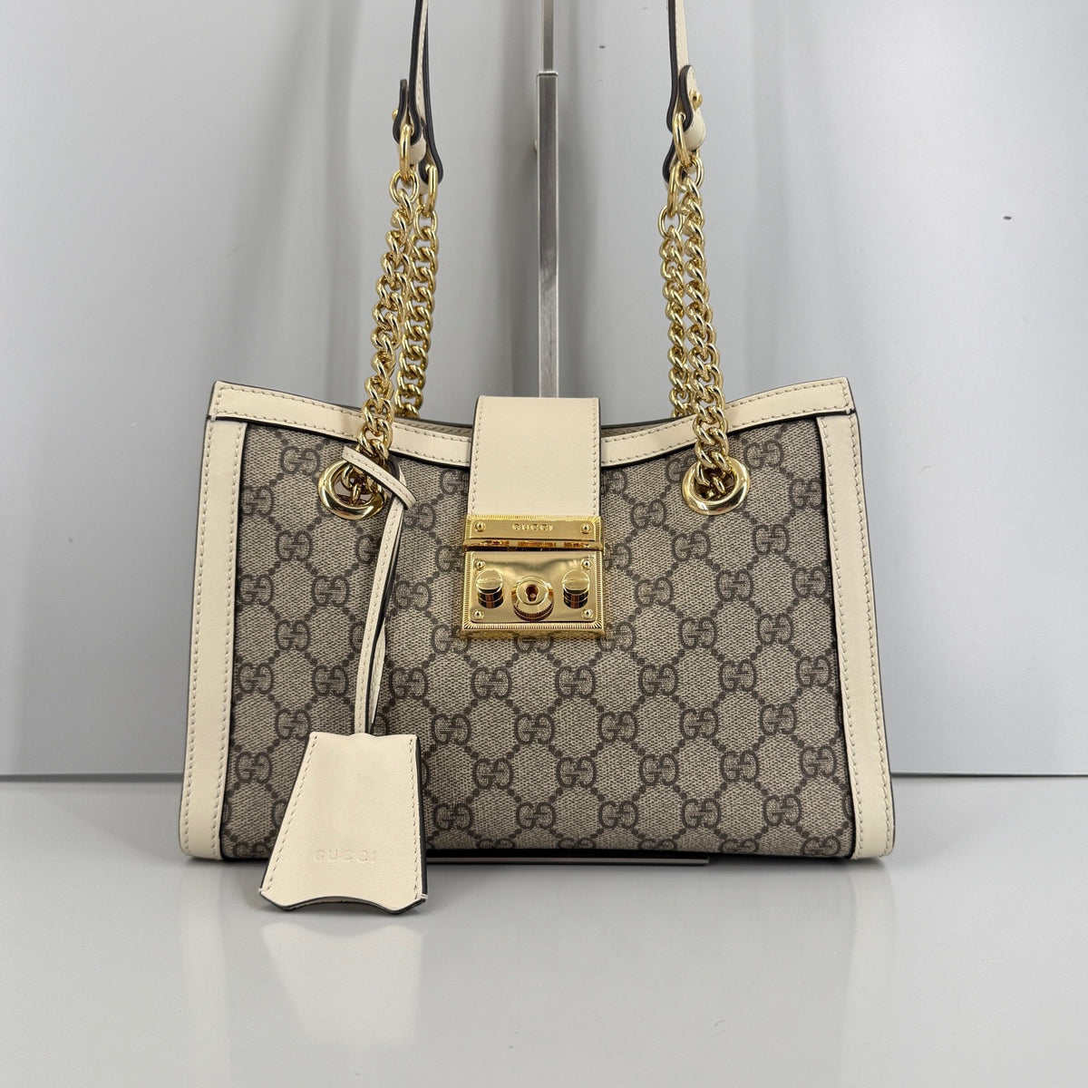 Gucci - Padlock Small - Cloth - Beige - (small)