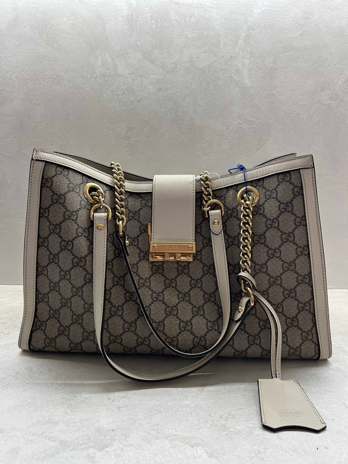 Gucci - Padlock Small - Cloth - Beige - (small)