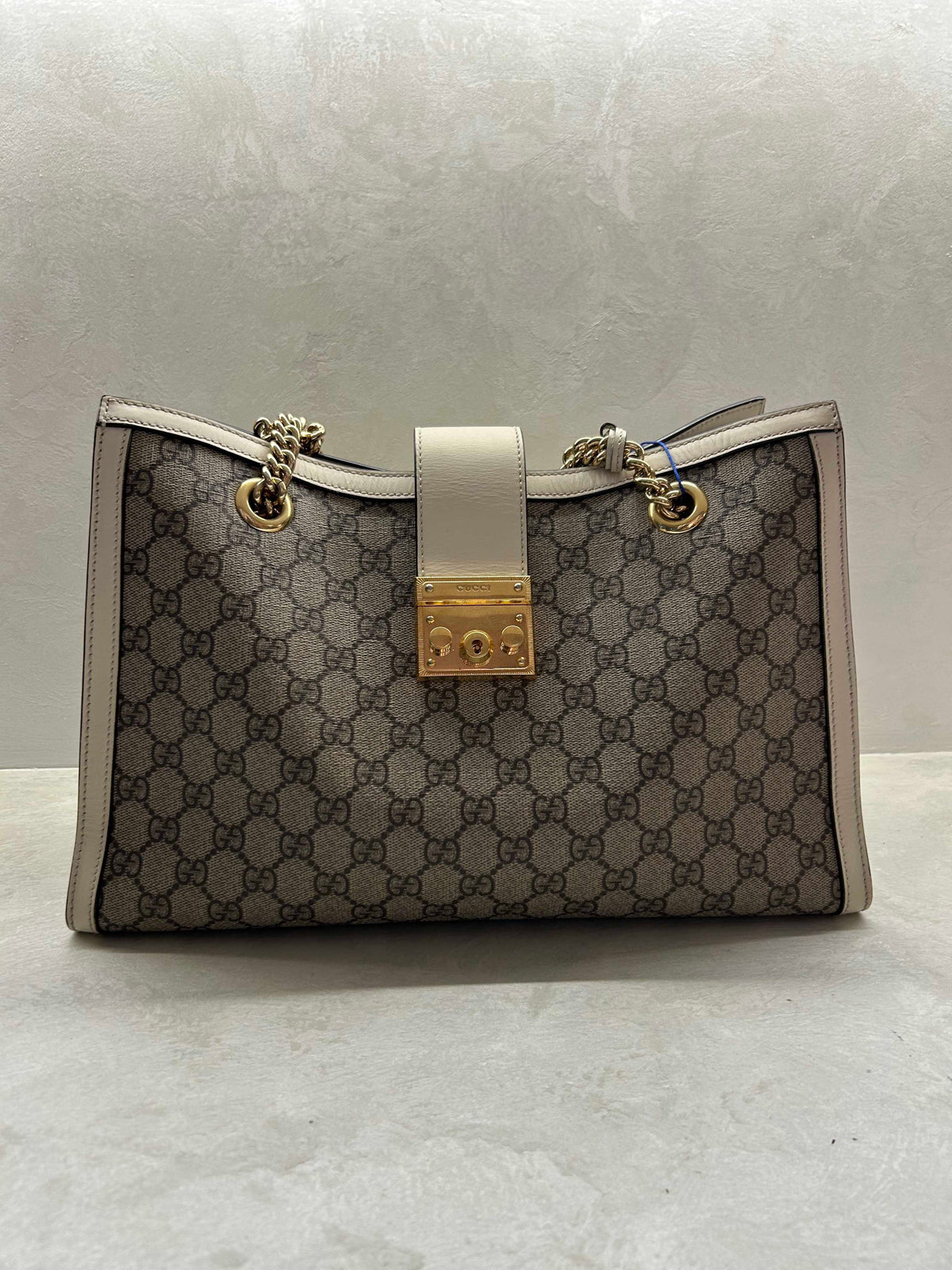 Gucci - Padlock Small - Cloth - Beige - (small)