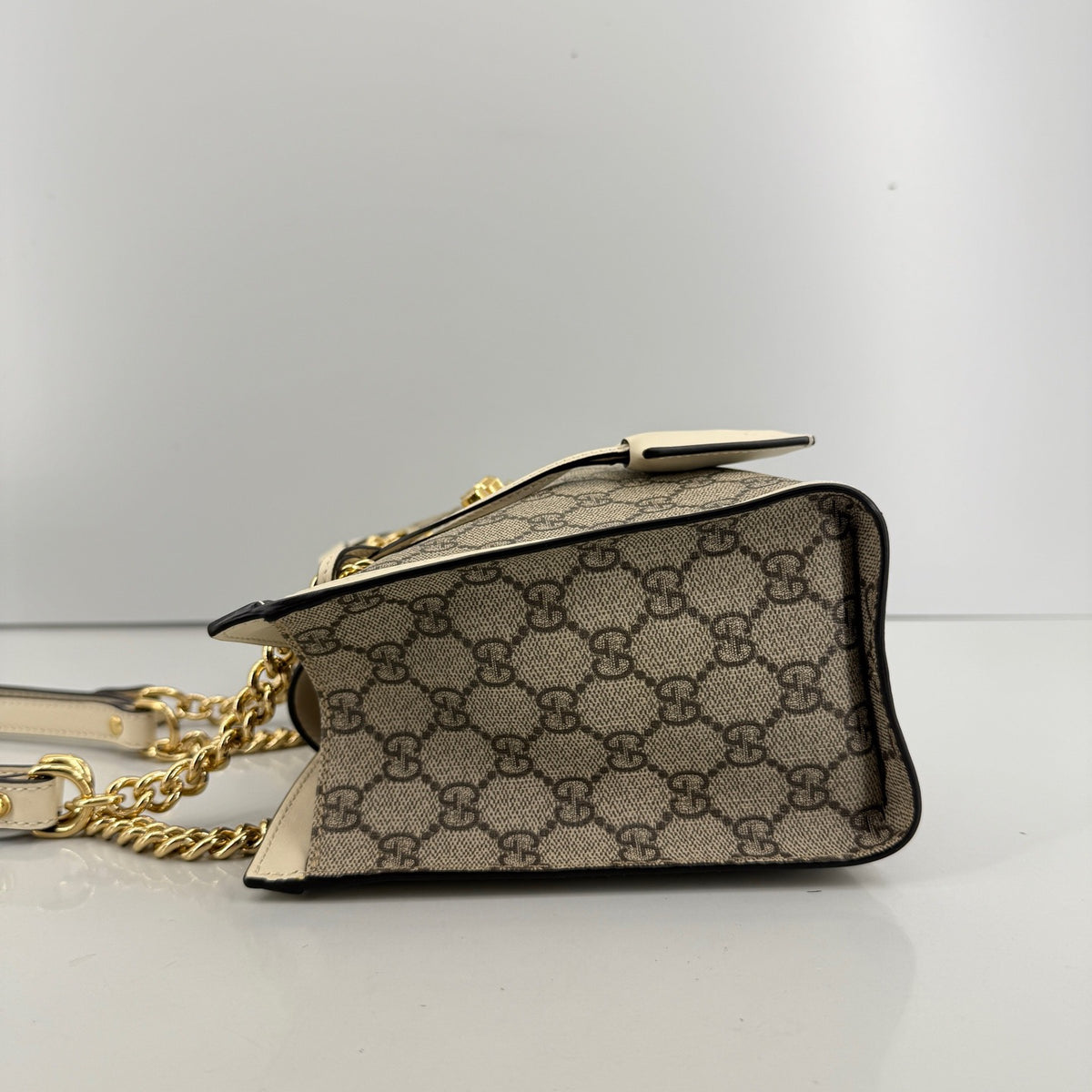 Gucci - Padlock Small - Cloth - Beige - (small)