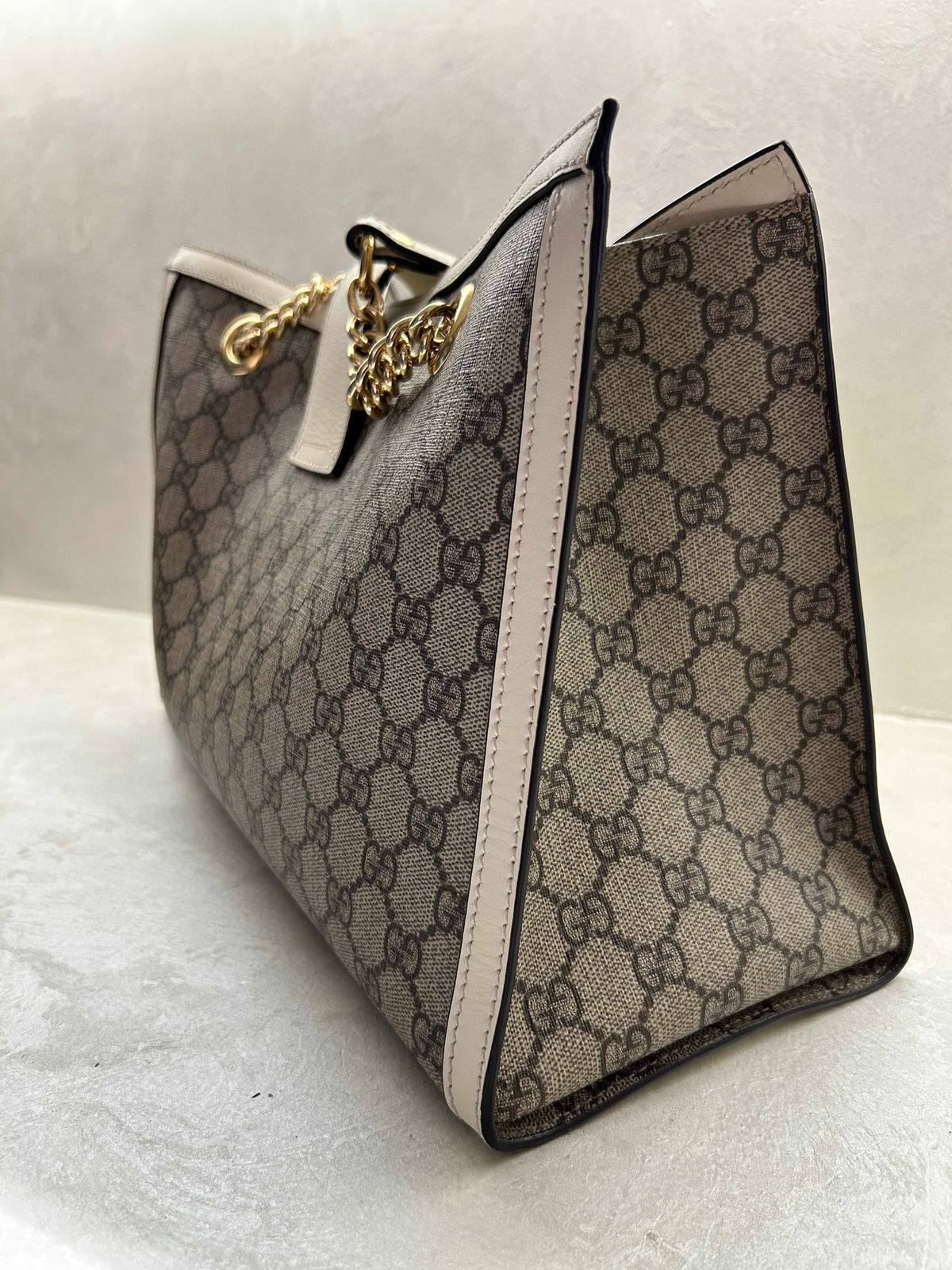 Gucci - Padlock Small - Cloth - Beige - (small)