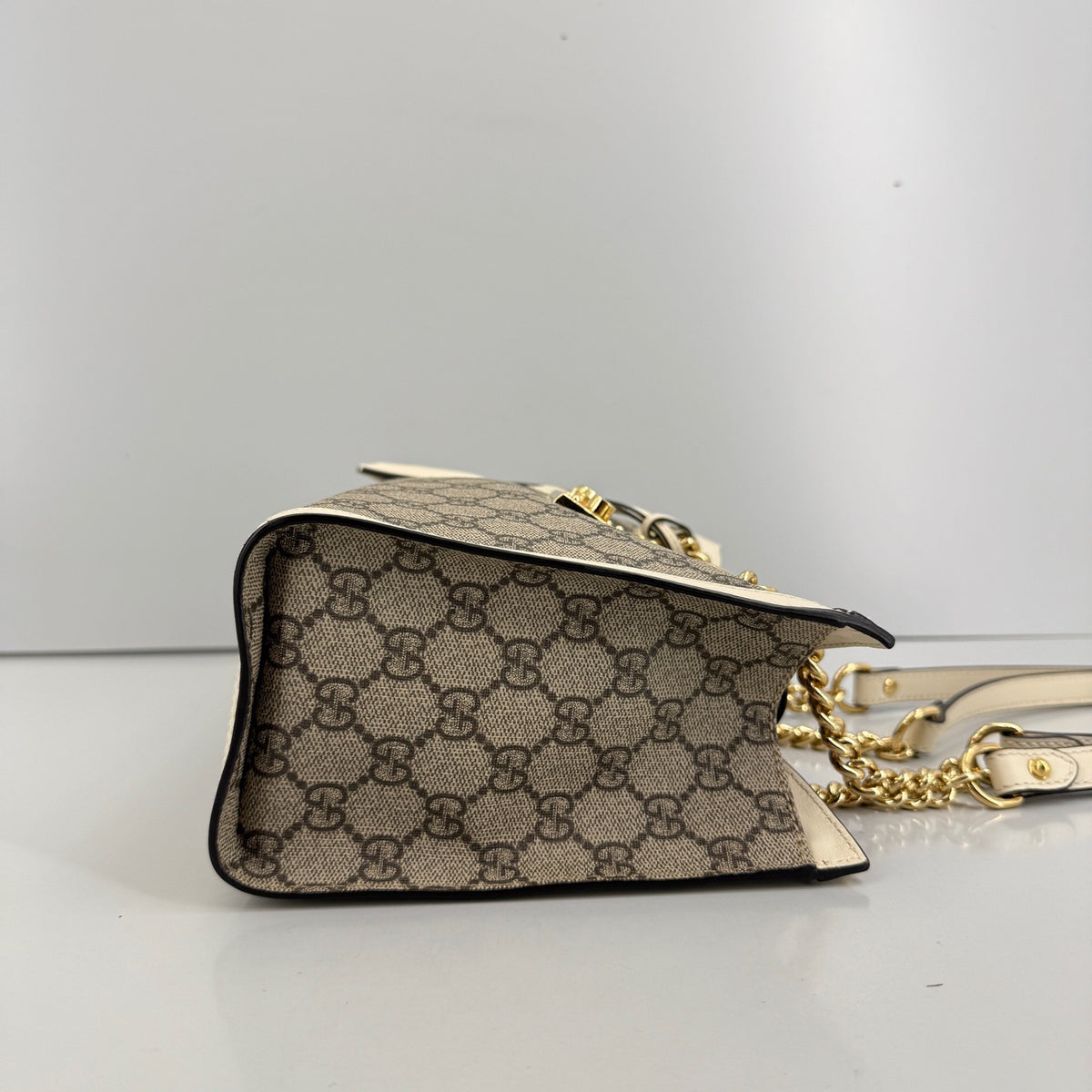 Gucci - Padlock Small - Cloth - Beige - (small)
