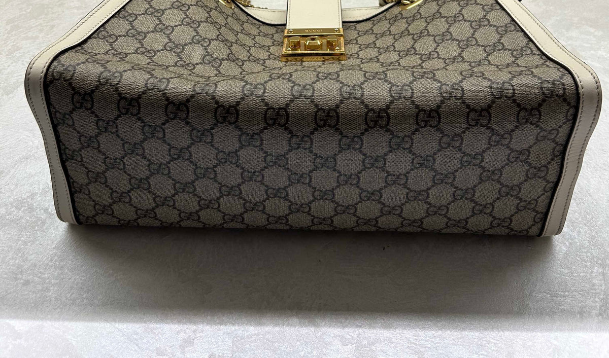 Gucci - Padlock Small - Cloth - Beige - (small)