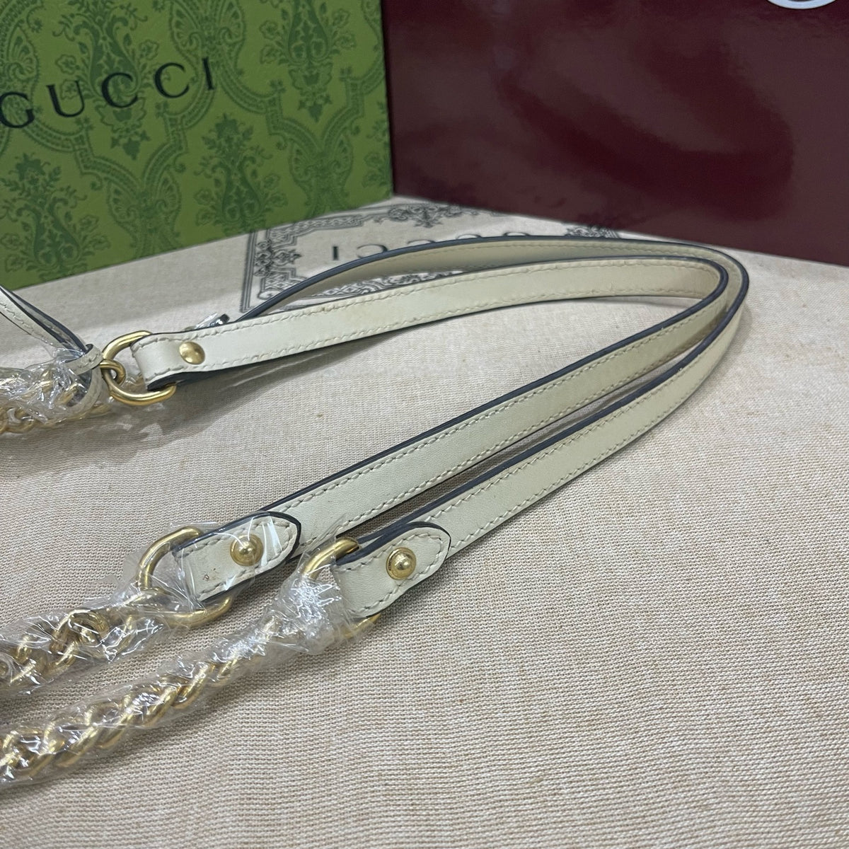 Gucci - Padlock Small - Cloth - Beige - (small)