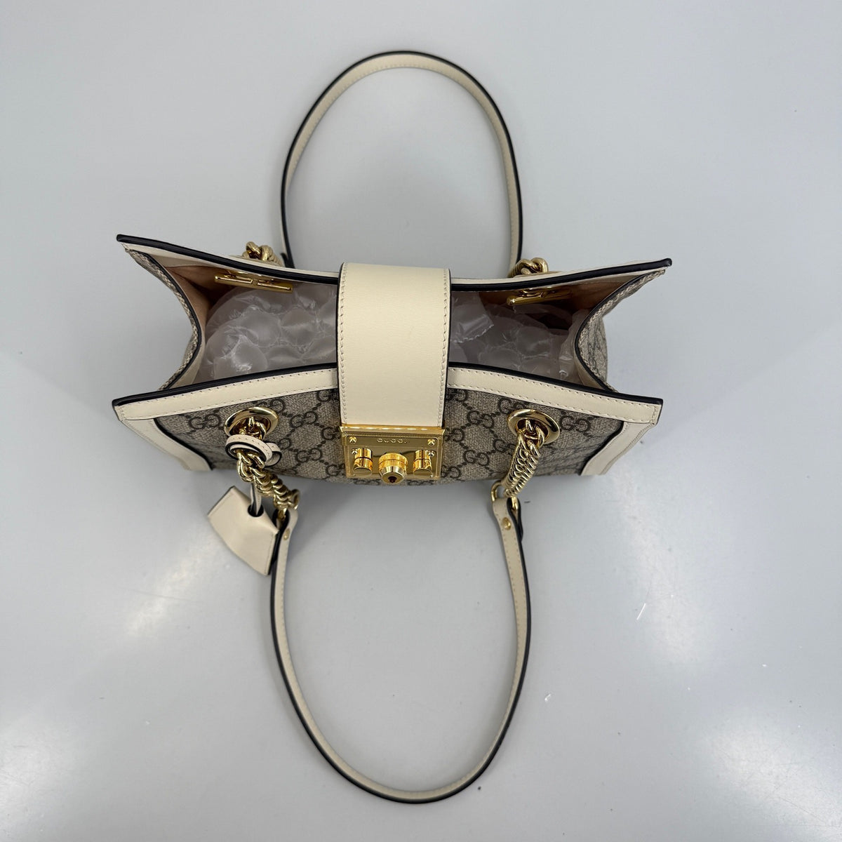 Gucci - Padlock Small - Cloth - Beige - (small)