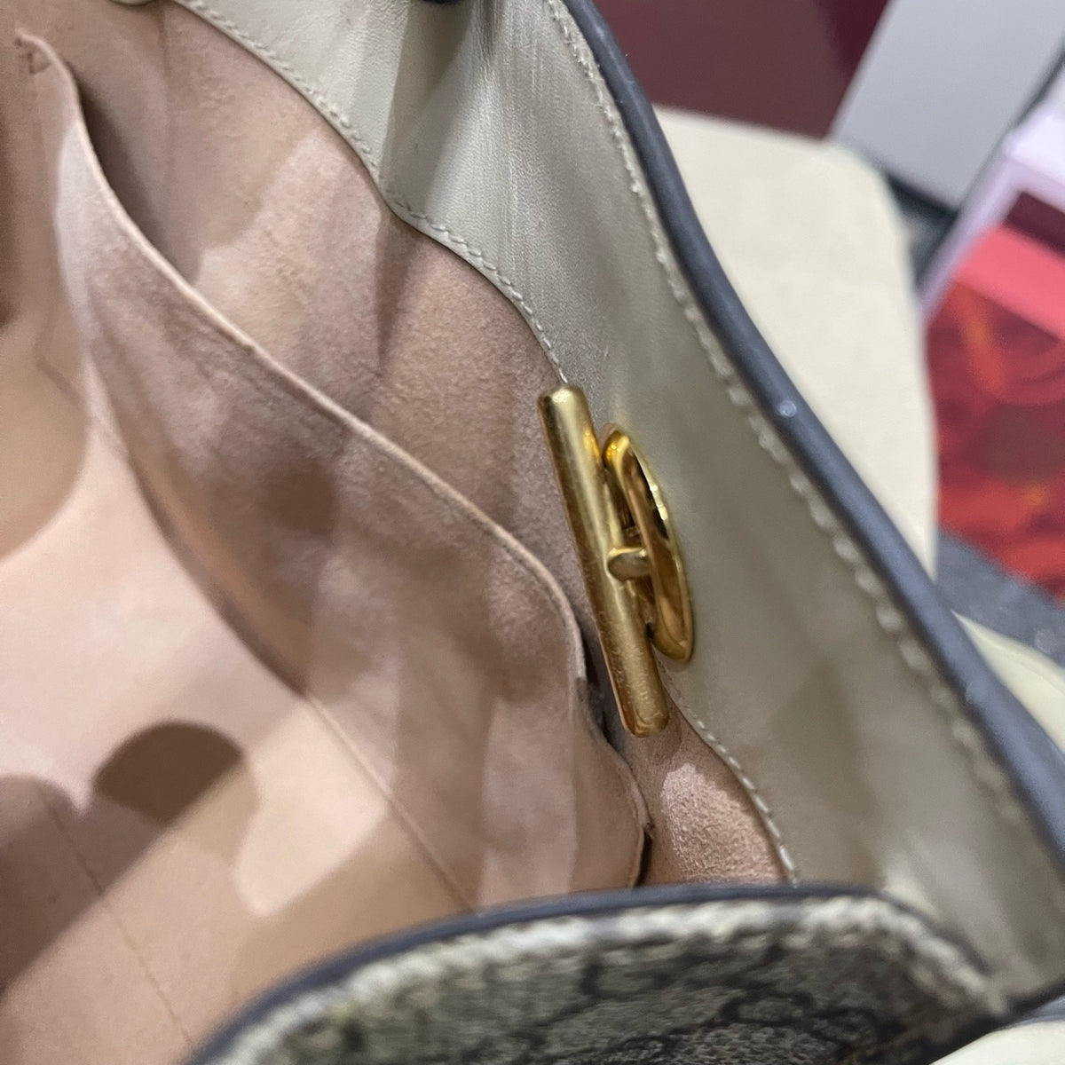 Gucci - Padlock Small - Cloth - Beige - (small)