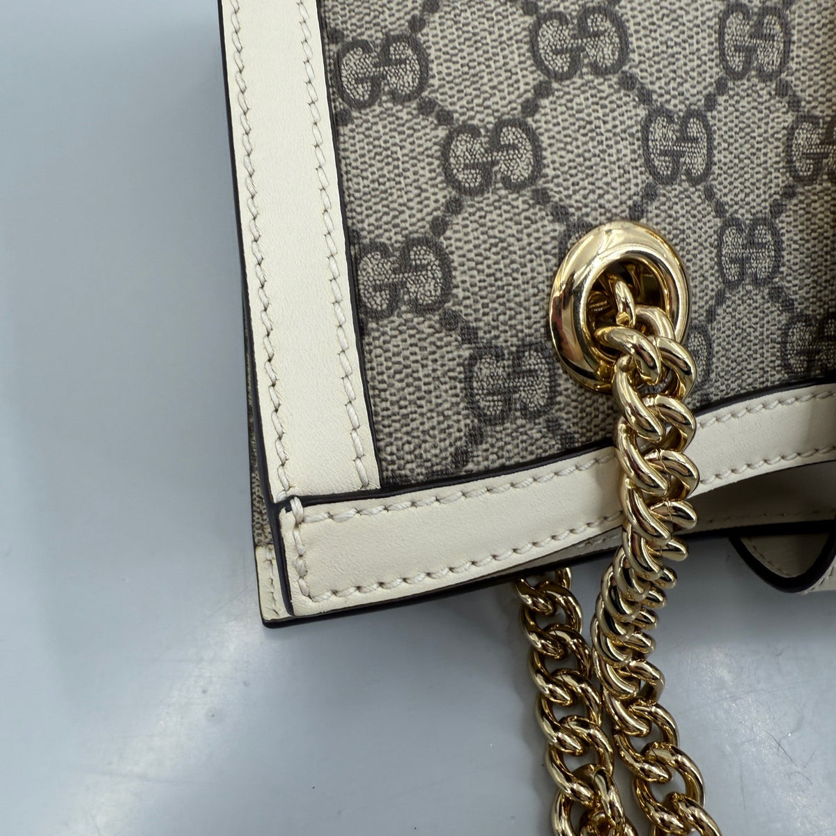 Gucci - Padlock Small - Cloth - Beige - (small)