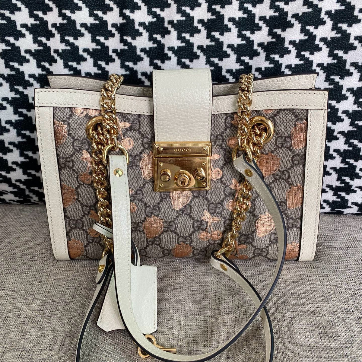 Gucci - Padlock Small - Cloth - Multicolour - (small)
