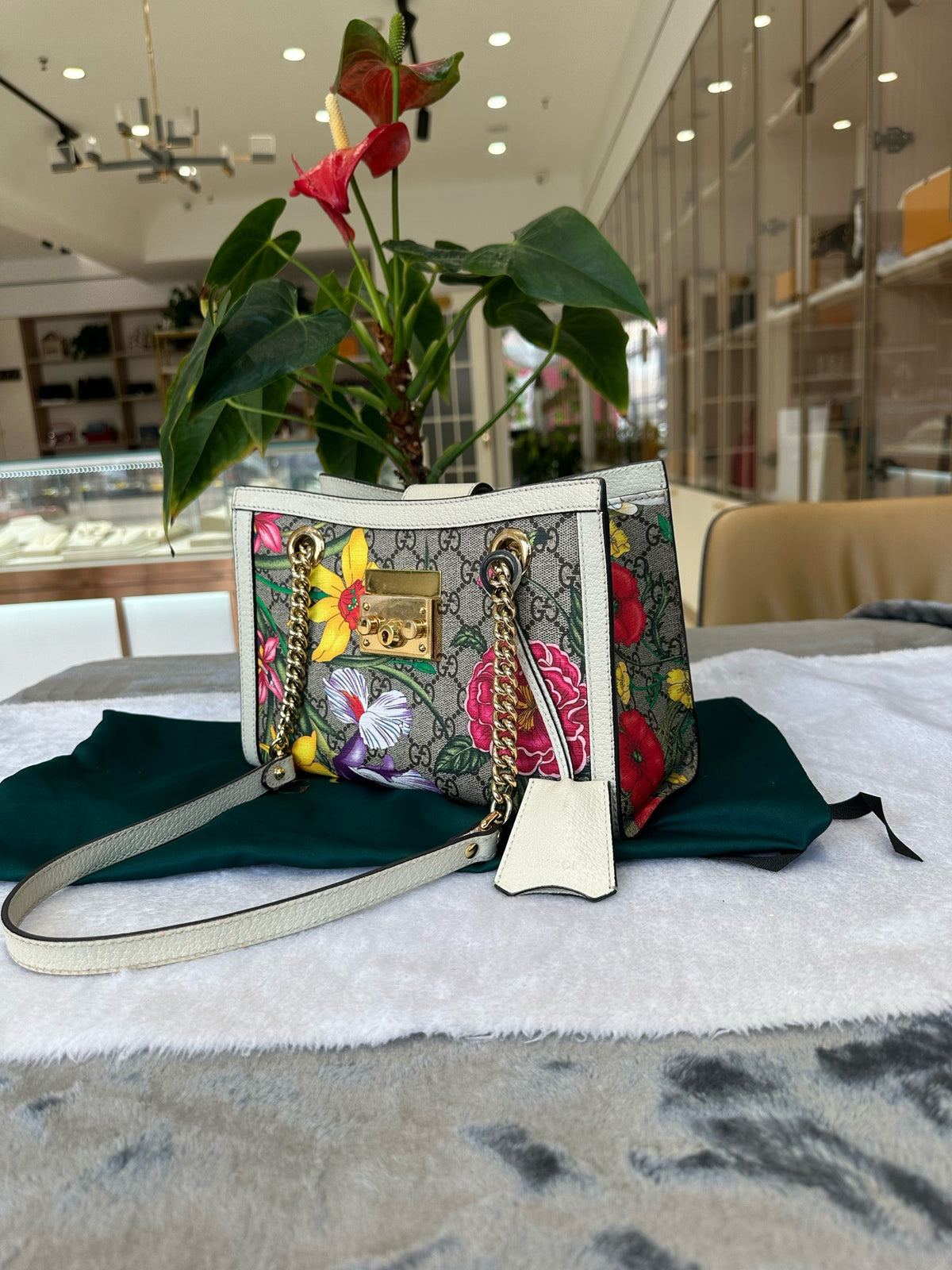 Gucci - Padlock Small - Cloth - Multicolour - (Small)