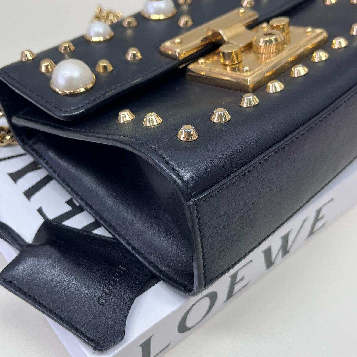 Gucci - Padlock Small - Leather - Black - (small)